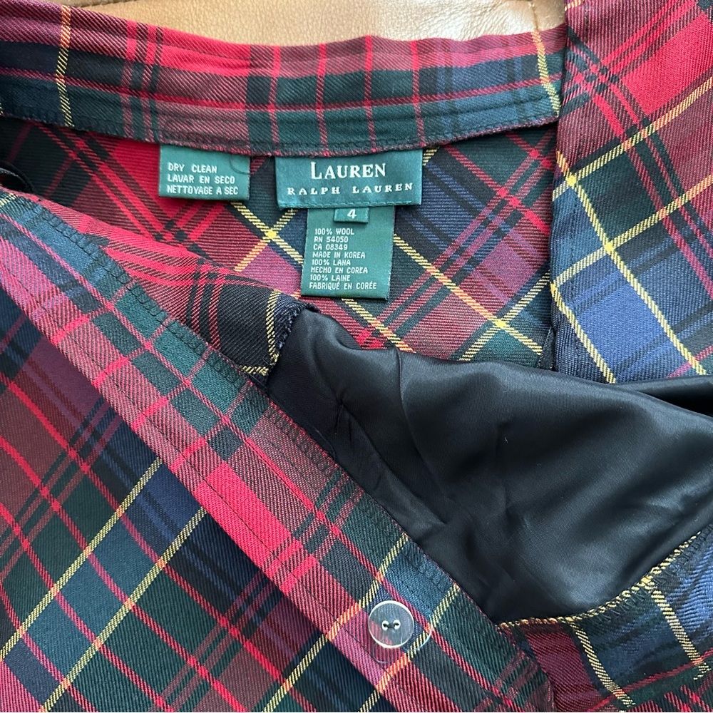 Lauren Ralph Lauren maxi skirt 100% wool size 4 high waist - Picture 7 of 11